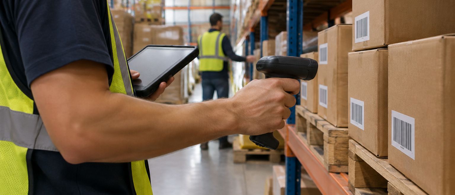 RFID ou código de barras? Teste antes de mudar o inventário