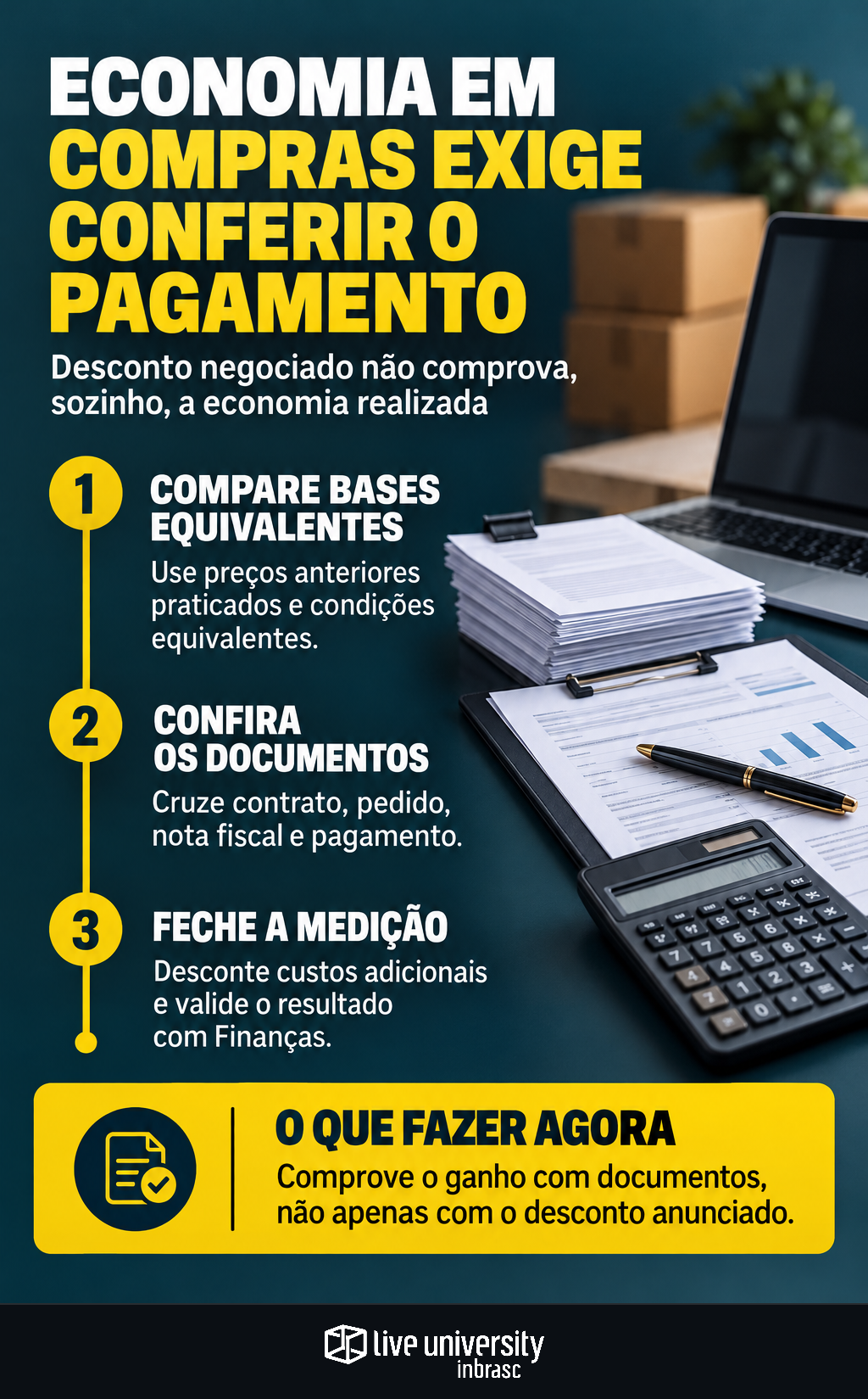 Infográfico: Saving em compras só vira economia após conferir o pagamento