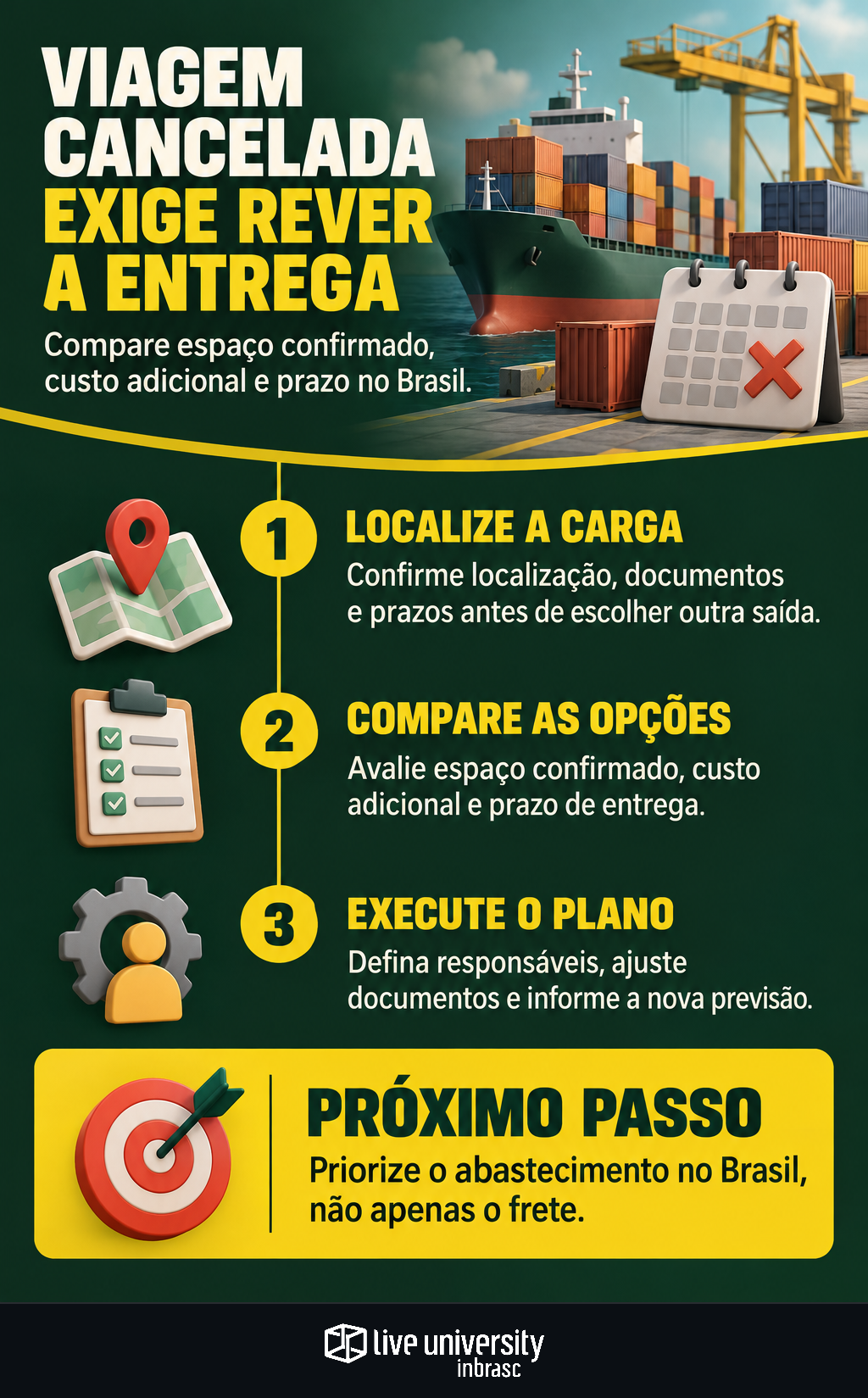 Infográfico: Blank sailing exige rever a entrega, não apenas o frete