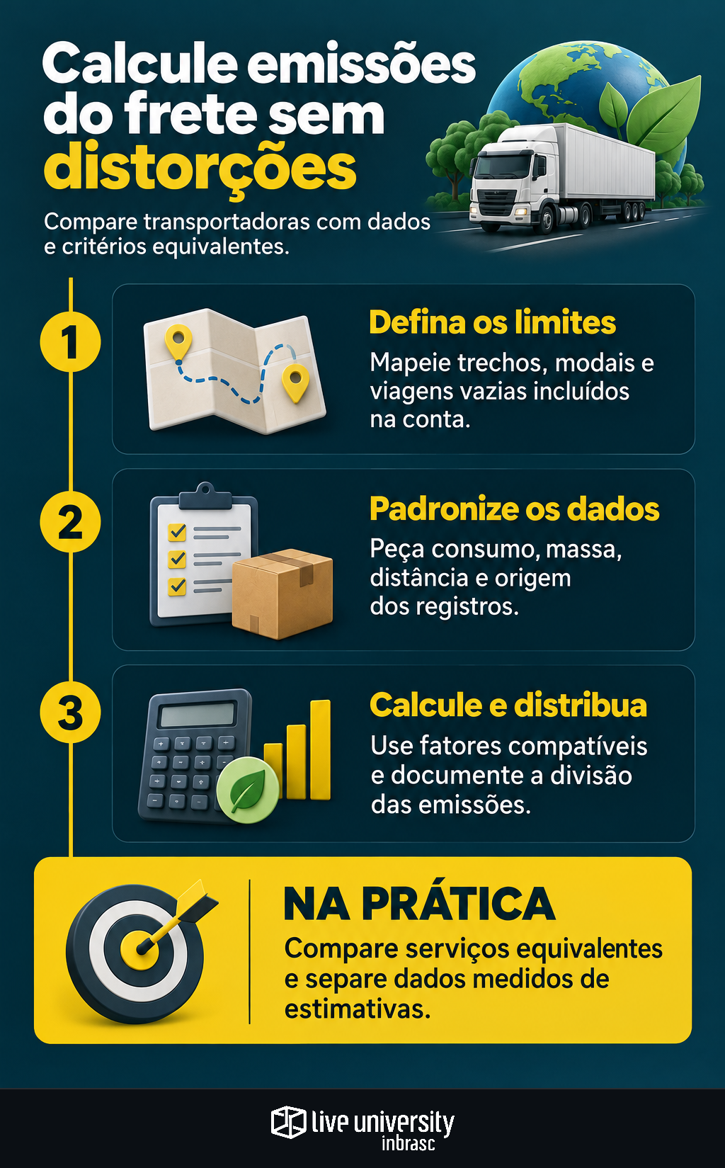 Infográfico: Calcule as emissões do frete sem distorcer a comparação