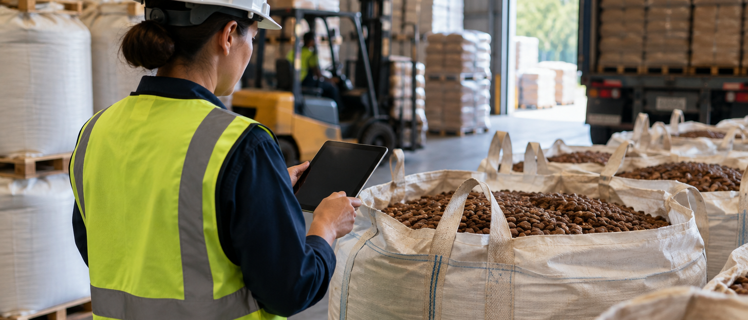 Rastreabilidade de matérias-primas: como Compras liga o lote à origem